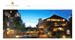 Desktop Screenshot of hotelhohenried.de